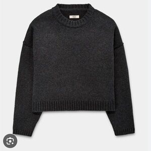 UGG Black Crew Neck Sweater Classic Knit Style